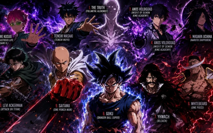 Strongest Anime Characters of All Time: The Top 10 Ranked